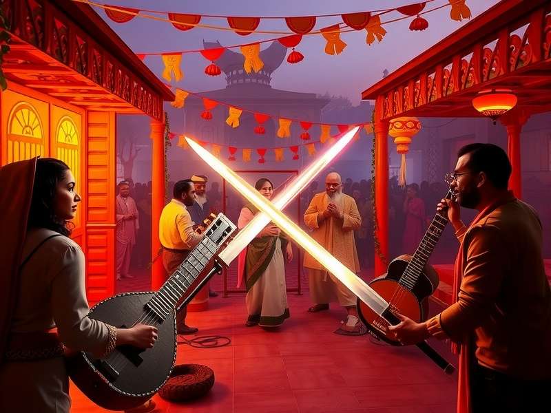 Sitar Slasher community event with players celebrating Indian festivals